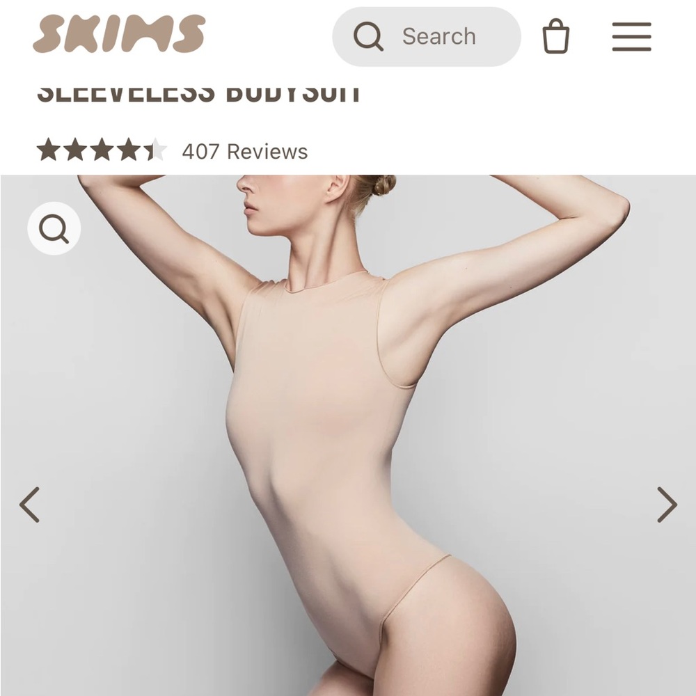 SKIMS sleeveless bodysuit!